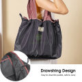 MAYTTO Fol-dable Shopping Bag Reus-able Gro-cery Bags Waterproof Washable Travel Storage Bags. 