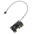 M.2 Wifi Adapter M2 Ngff Key A E To Pci Express PCI-E 1X NGFF Support 2230 Wireless Network Card for AX200 9260AC 8265AC. 