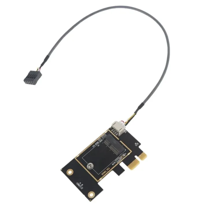 M.2%20Wifi%20Adapter%20M2%20Ngff%20Key%20A%20E%20To%20Pci%20Express%20PCI-E%201X%20NGFF%20Support%202230%20Wireless%20Network%20Card%20for%20AX200%209260AC%208265AC%20-%20Image%203