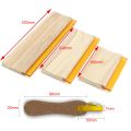 Durable 3 Pcs Silk Screen Printing Squeegee Ink Scaper Scratch Board Tools 16cm 24cm 33cm.