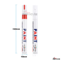 Waterproof Tire Marking Pen- 1 Piece White and 1 Piece Red (Bundle of 2). 