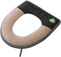 Household Soft Toilet Seat Cushion Cover Toilet Seat Zip with Handle.