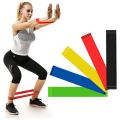 Resistance Bands Skin Friendly Resistance Fitness Exercise Loop Bands With 5 Strength Levels Great For Yoga Pilates Training Physio Therapy Stretching Home Gym Women & Men Workout - Gym Equipment. 