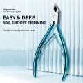 Toenail cutter opening non-slip long handle 1 piece professional toenail cutter for thick ingrown nails wide trimmer.