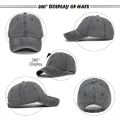 Solid Color Baseball Cap For Men Women. 