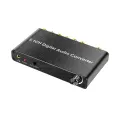 5.1CH Digital Audio Converter SPDIF Input To 5.1 Channel Audio Digital Sound Decoder Converter Compatible For DOLBY Decoding. 