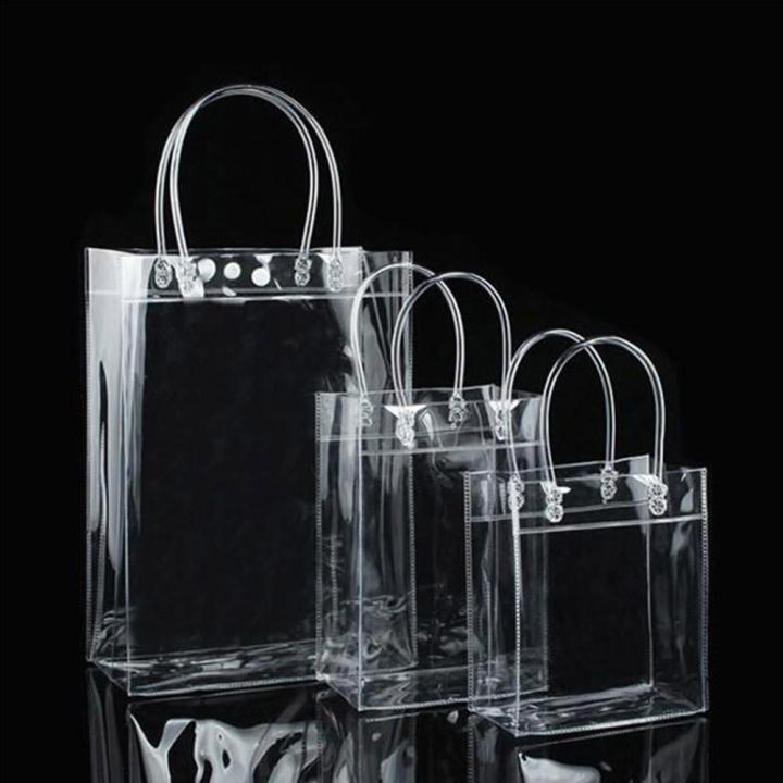 Hot Transparent Shoulder Handbag Bag For Women Trend PVC Bag Jelly Tote Fashion Fashion Clear B2I5