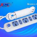 Maxline 5 Port Multi Extension Socket Model: ML-0032-5 Miter Wire( 16 Fit /Hand Long Wire). 