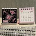 Paper Mini Calendar Trendy 6*8*3cm Desktop Calendar Table Calendar for Student Use Office Desk Study Room Gift Item Personal. 