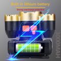 LED Headlamp Flashlight Rechargeable Headlight Waterproof Head Lamp Outdoor Camping Running Fishing Tools Accessories. 