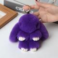 Adorable Bunny plush Delightful Soft Small Rabbit keyring Fuzzy Fluffy keychain for Keychain accessory Bag decoration Gift for kids Easter-themed decoration Rabbit lover's. 