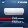 ELITE 1 Ton Non Inverter Ac Split Type Air Conditioner 5 Year Compressor Official Warranty low energy. 