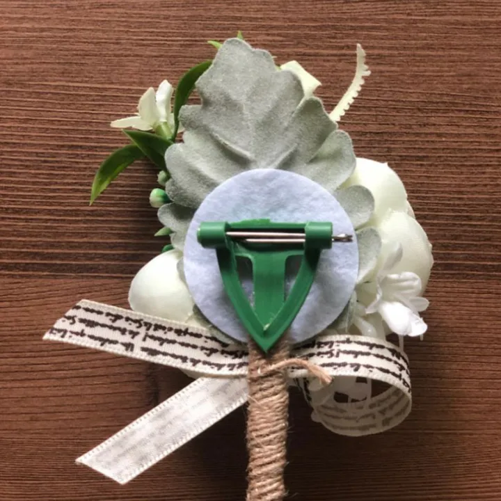 shenggao%201Pcs%20Bridal%20Artificial%20Rose%20Boutonniere%20Corsage%20Wedding%20Flowers%20Bouquet%20Groom%20Man%20Suit%20Party%20Decoration%20-%20Image%208