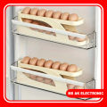 Rolling Egg Dispenser, Foldable Space-Saving Automatic Egg Roller Dispenser. 