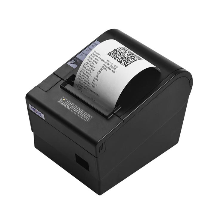 HXSJ HOIN 80mm Thermal Receipt Printer with Auto Cutter USB Ethernet Interface Ticket Bill printing Compatible with ESC/POS Print Commands for Supermarket Store Home Business