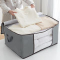 Durable Fabric Organizer for Clothes and Blankets – Perfect for Winter Storage.