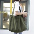 Fashion Big Beach Tote Bag High Capacity Minimalist Canvas Bag Tote Bags Solid Color Multifunction Handbags For Ladies.