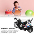 Kids Motorcycle Toy, Alloy Motorcycle Model Toy Pull Back Improve Sensory Perception for Display. 