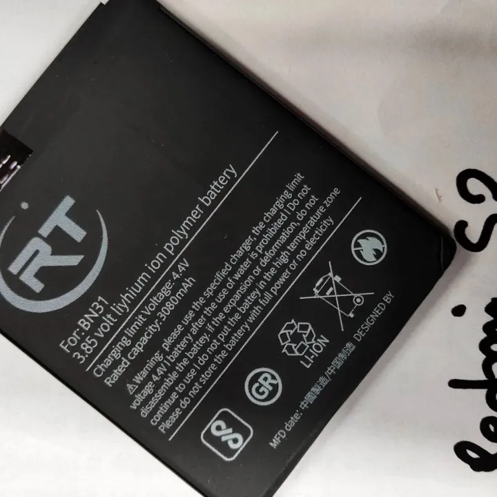 Xiaomi%20BN31%20Battery%20for%20Xiaomi%20Mi%205X%20Mi%20A1%5C%20Redmi%20Note%205A%205A%20pro%20-%20Image%203