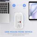 LED Wireless Mouse Bluetooth-compatible Slim Rechargeable Silent Mice RGB Ergonomic Gaming mouse for Computer Laptop PC 2.4GHz.