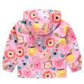 2021 Kids Clothes Boys Jackets Children Hooded Zipper Windbreaker Baby Print Coat Infant Waterproof Hoodies for Girls JYF.