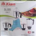 Kiam Mixer Grinder 4 in 1 - BL-1000 (750-W). 