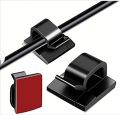 Self Adhesive Cable Clips Organizer USB Mobile Data Charger Cable Wire Holder Clamp Cord Management Wire Winder Buckle Clips Ties Fixer Fastener. 