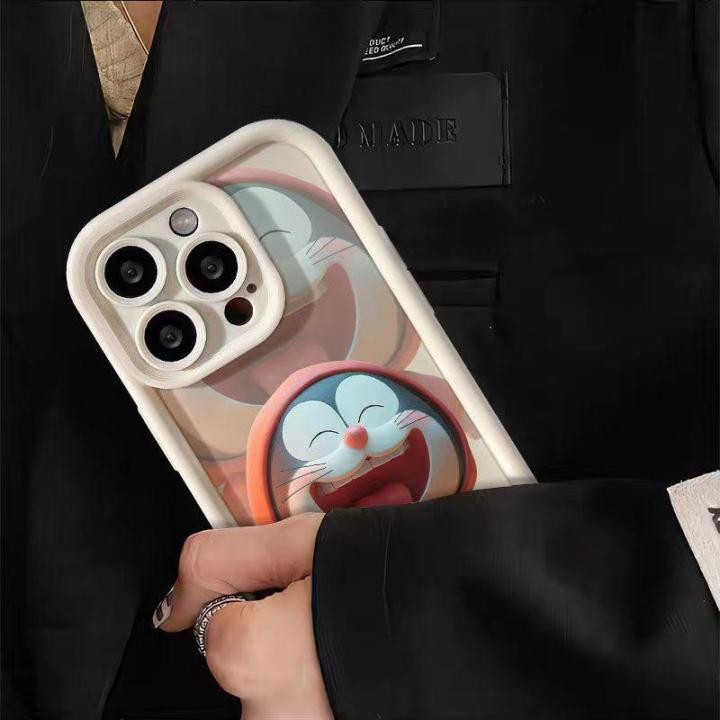 Cellphone%20Case%20For%20iPhone%2011%2012%2013%2014%20PRO%20MAX%2012%2013%20MINI%20Phone%20Casing%20Angel%20Eyes%20Cartoon%20Doraemon%20Cute%20Soft%20Popular%20Matte%20Full%20Protection%20Anti-falling%20TPU%20Back%20Cover%20Shockproof%20-%20Image%203