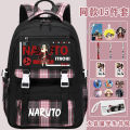 Naruto cartoon school bag, boys and girls, elementary school students, high value large capacity backpack, children's light cute backpack. 