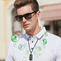 Hanging Neck Air Purifier Wearable Air Purifier Necklace Mini Portable USB Air Cleaner Negative Ion Generator Low Noise Air Freshener USB Charge. 