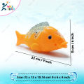 Electronic Moving Fish Fun Toys Creative Magical LED Lights Swim Fish/Electric Toy Car For Children/Baby Toys. 