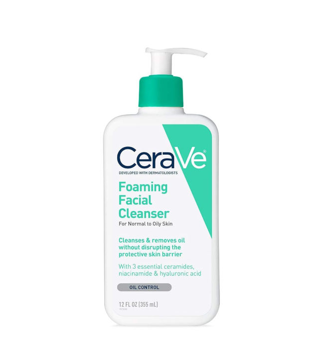 CeraVe Foaming Facial Cleanser For Normal To Oily Skin 355ml