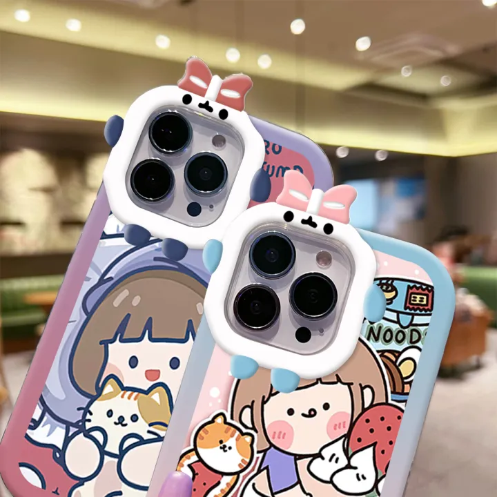 ZeroQiQi%20for%20Vivo%20Y50%20/%20Y30%20/%20Y30i%20Back%20Cover%20Happy%20Cute%20Girl%20Monster%20Lens%20Phone%20Case%20Thin%20Soft%20Drop%20Resistant%20Protective%20Cover%20-%20Image%203