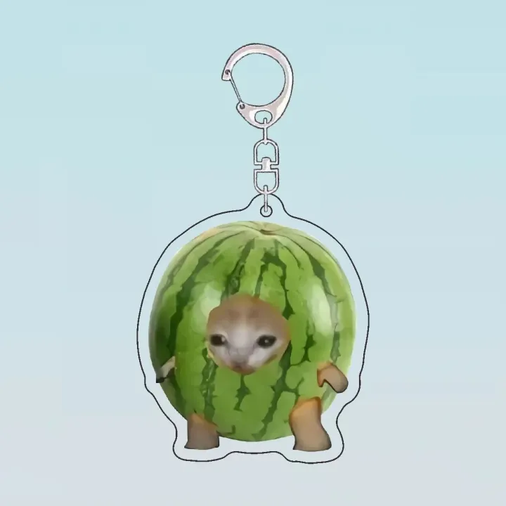 Apple%20Cat%20Memes%20Keychain%20Banana%20Cat%20Popular%20Schoolbag%20Mobile%20Phone%20Pendant%20Acrylic%20Fun%20Gift%20For%20Students%20Keyring%20Accessories%20-%20Image%205
