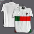 Portugal Short Sleeve Collar Polo Football Jersey for Man - Half Sleeve Polo - Portugal Jersey.