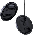 JJC 2Pcs Camera Lens Cap Lens Cover Holder 49mm 52mm 55mm 58mm 62mm 67mm 72mm 77mm 82mm SLR DSLR Accessories for Canon Nikon. 