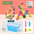 Magnetic Stick Children's Early Education Educational Toys Intellectual Development Variables Men And Women Magnetic Building Blocks. 
