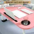 Portable Foldable Laptop Desk Home Laptop Table Notebook Study Laptop Stand Desk for Bed & Sofa Laptop Stand Computer Table with Folding Legs. 