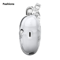 Fashions 808FC Heart Liquid Silicone Protective Case For Airpods Pro 2/3/4 Anti-Fall Earphone Accessory Portable Audio Video Equipment. 