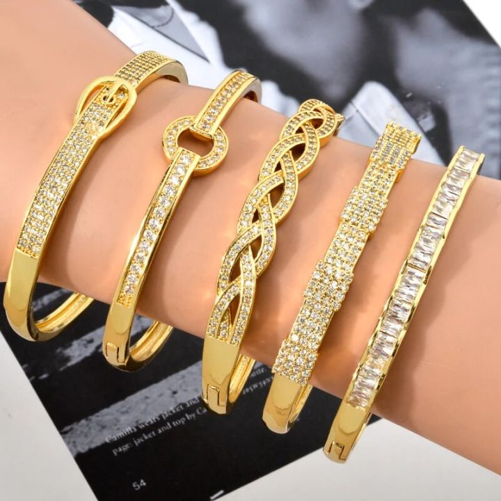 ZEADear%20Fashion%20Jewelry%20Zircon%20Bracelet%2018K%20Gold%20Plated%20Snake%20Geometry%20Twist%20Copper%20Bangle%20Punk%20Women%20Men%20Hand%20Jewellery%20Gift%20BruberryBe%20-%20Image%203
