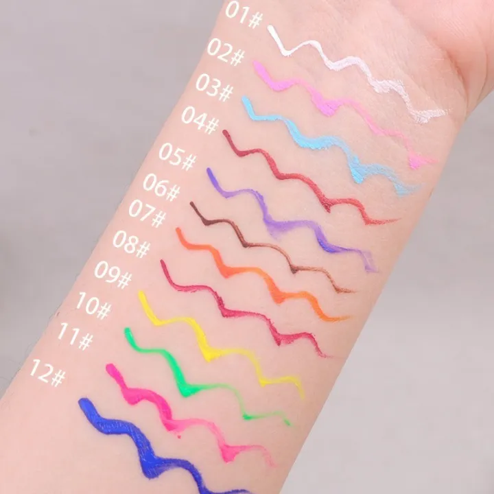 12%20Colors%20Colorful%20Liquid%20Eyeliner%20Pen%20Waterproof%20Long%20Lasting%20No%20Blooming%20Eye%20Liner%20Quick%20Drying%20Matte%20Colored%20Eye%20Liner%20-%20Image%207