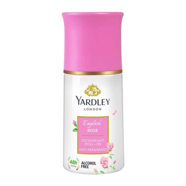 Yardley English Rose Deodorant Roll On, 50ml