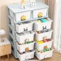 Drawer style layered cabinet, children's and baby clothes storage box, bedside table. 