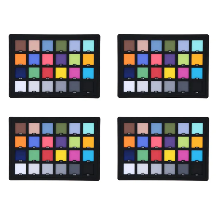 4X 24 Color Card Test for Superior Digital Color Correction Use for ...