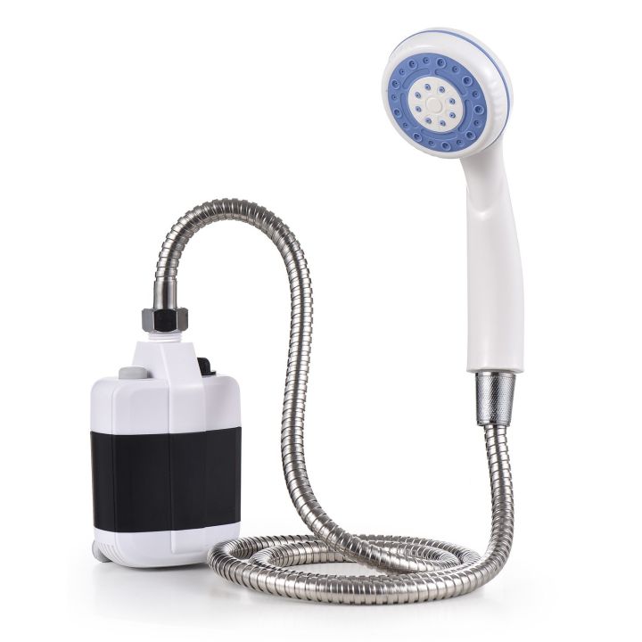 Chauffe-eau portatif, chauffe-eau au propane , chauffe-eau à gaz sans réservoir de 1,58 GPM, chauffe-eau à la demande, blanc