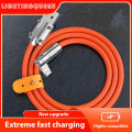 USB Type-C Gaming Cable 120W 6A Rotating 180 Degree Silicone for Samsung iPhone Huawei. 