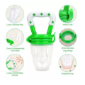BABY FRUIT PACIFIER Fresh Food Feeder Teething Toy Teether Chosni Teat Pacifier Bottles.