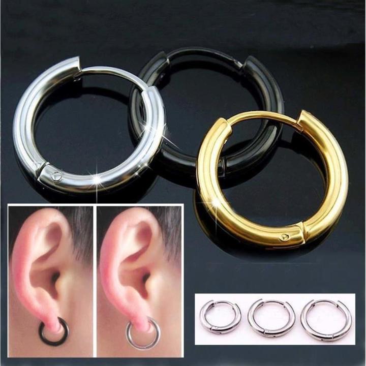 Round fashion Ear Ring For Man & Women
