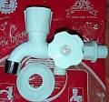 PVC ABS Plastic Material 2 in 1 BIB Polished Cock Tap Wall Mounted Made of Virgin Material Pack of 6 Pcs. 