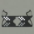 Men Women Goggles Glasses Thug Life 8-Bit MLG Pixelated Sunglasses for Minecraft players Style:6 grid. 